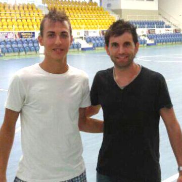 Antonio Rivera junto a su representante Gustavo Redondo Herguedas. (Foto: Cedida)