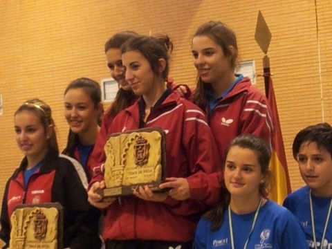 Las féminas lograron diez preseas. (Foto: Cedida)