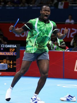 El nigeriano Aruna Quadri volvió a toparse con Machado. (Foto: Cedida)