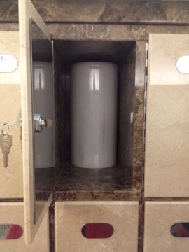 Espacios habilitados para la urnas con los restos de la incineración. (Foto: Cedida)